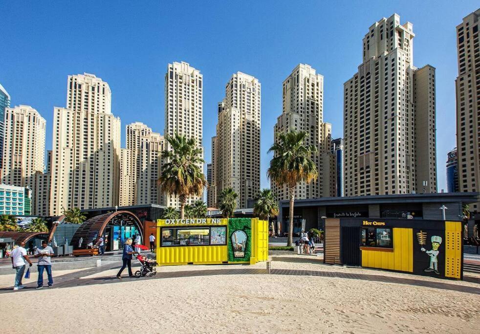 Beachfront - Large Studio In Jbr Rimal 4 Apartment ดูไบ ภายนอก รูปภาพ